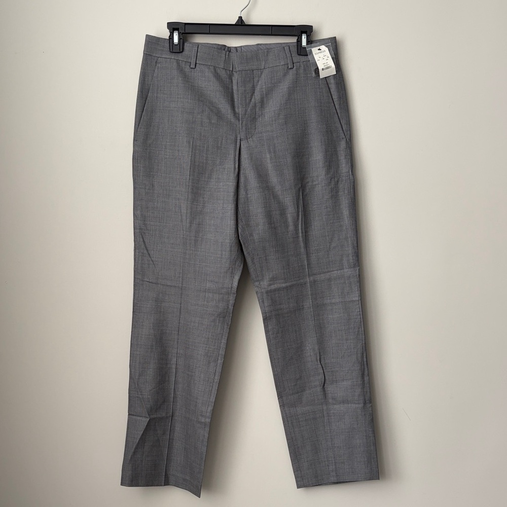Express Gray Plaid Pants, Men’s 30x30